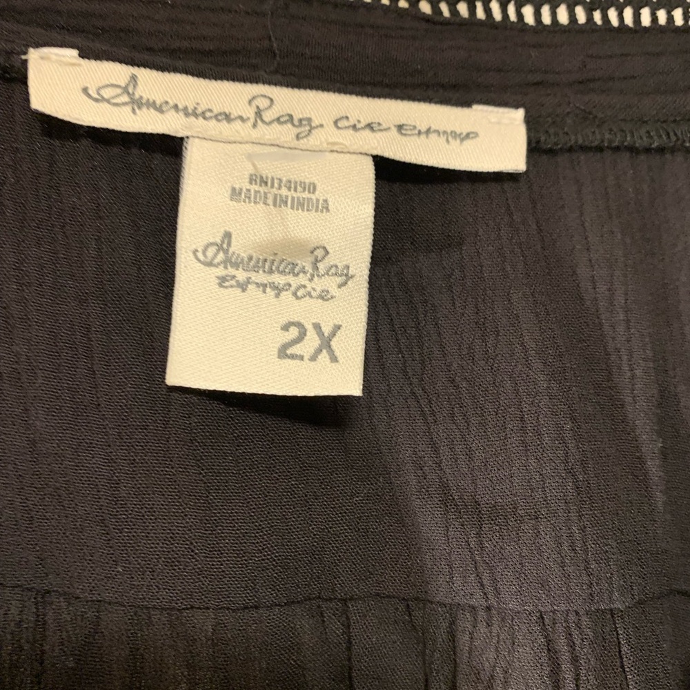 Brand new without tags never been worn black blouse - Picture 3 of 3